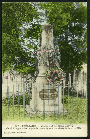 Monument du mont Chevis, 1871