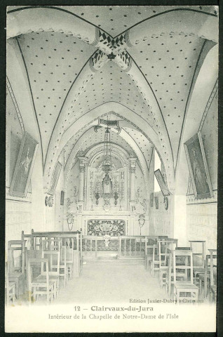 Intérieur de la chapelle