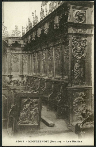 Vue des stalles
