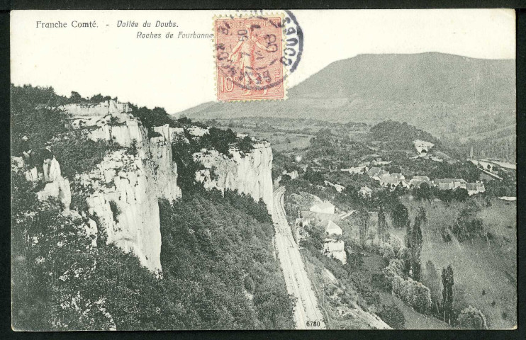 Vallée du Doubs. Roches de Fourbanne
