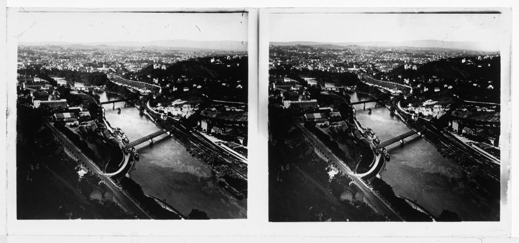 Vue panoramique sur le faubourg Rivotte