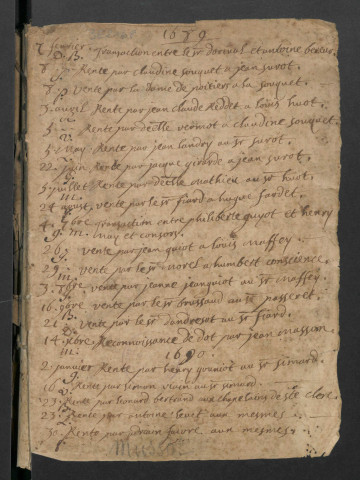 Répertoire chronologique