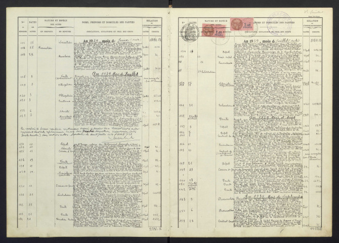 27 février 1939 au 31 octobre 1945