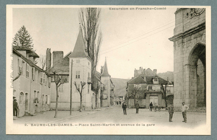 Place Saint-Martin et avenue de la Gare