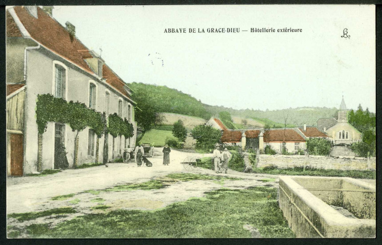 Abbaye de la Grace-Dieu. Hôtellerie exterieure
