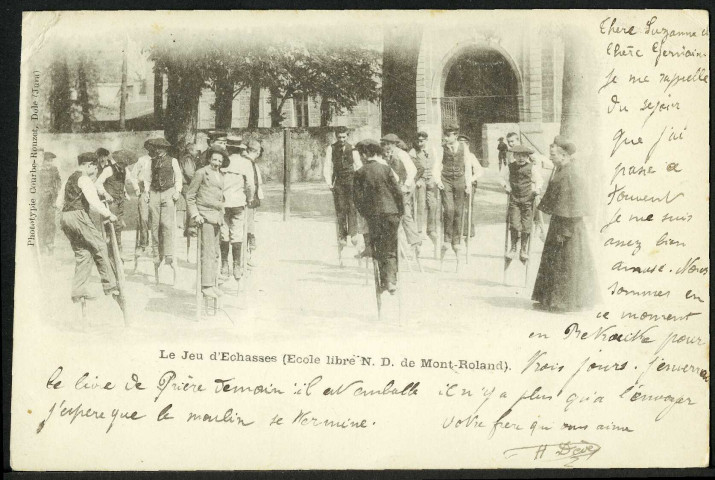 Jeu d'échasses