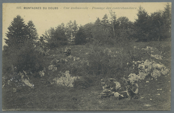 Une embuscade - passage de contrebandiers