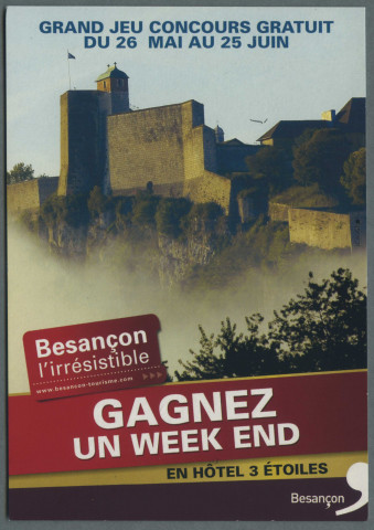 Besançon l'irrésistible, grand jeu concours