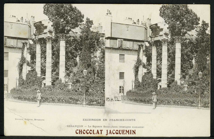 Vue du square archéologique Castan