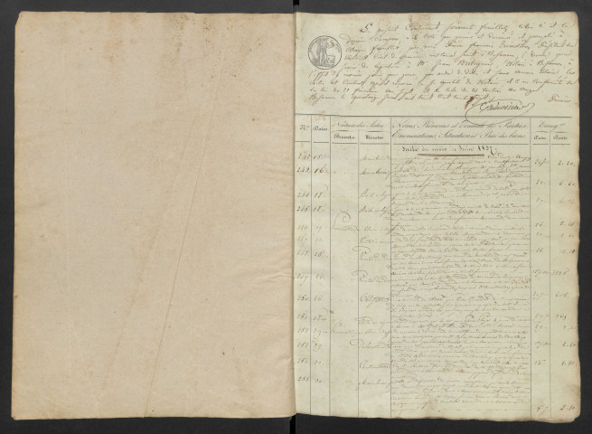 15 juin 1837-23 novembre 1842
