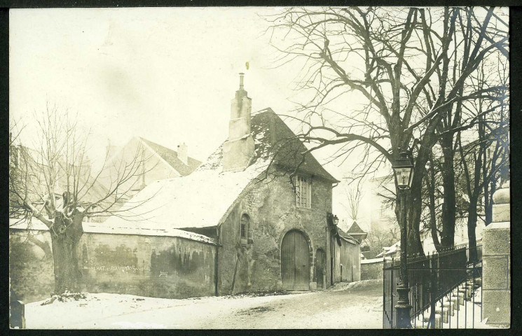 Rue du Chapitre en hiver
