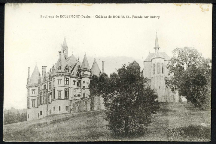 Château de Bournel, façade sur Cubry