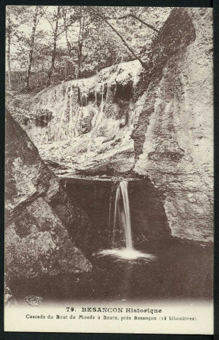 Cascade du Bout-du-Monde à Beure, près Besançon