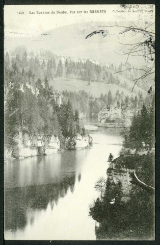 Les bassins du Doubs. Vue sur les Brenets