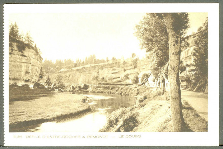 Défilé d'Entre-Roches, le Doubs