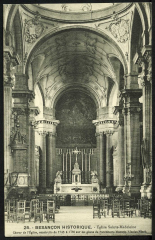 Eglise Sainte-Madeleine, choeur de l'église