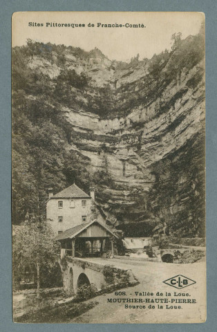 Vallée de la Loue. Source de la Loue