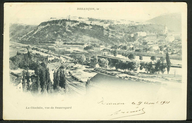La citadelle vue de Beauregard