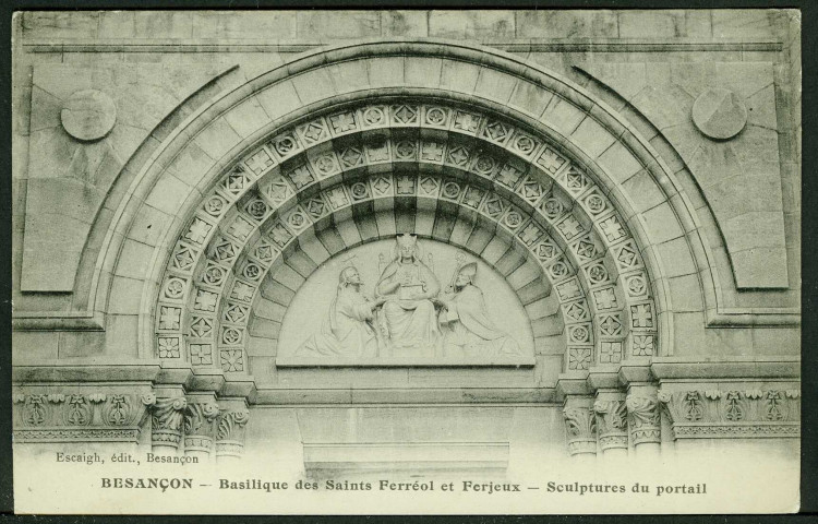 Basilique, sculptures du portail