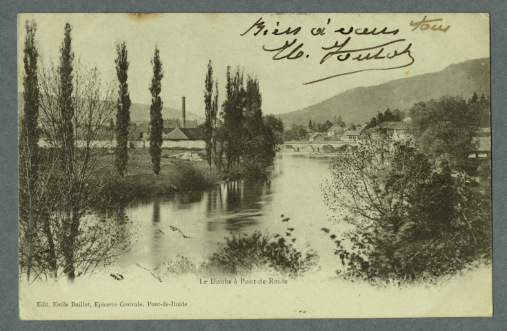 Le Doubs à Pont-de-Roide