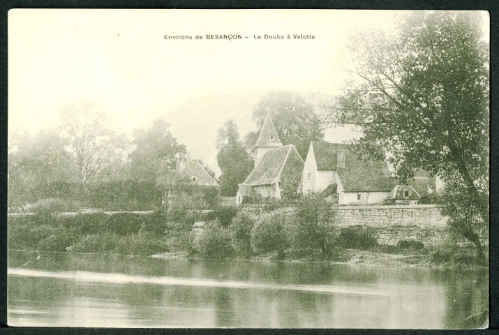 Le Doubs à Velotte