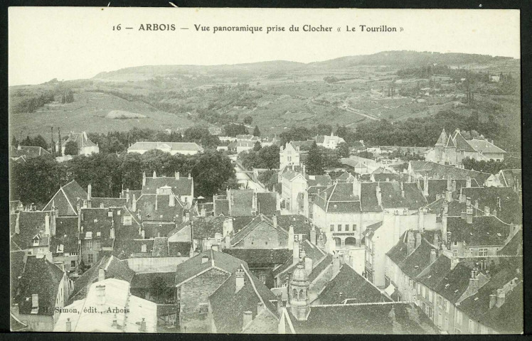 Vue panoramique prise du clocher du "Touillon"