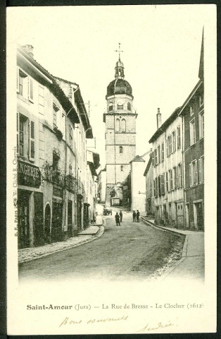 La rue de Bresse, le clocher
