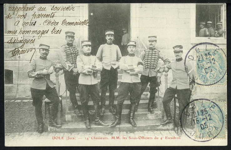 14e chasseurs, MM. les sous-officiers du 4e escadron