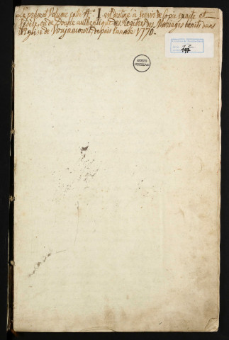 M 1770-1793 (protestants)