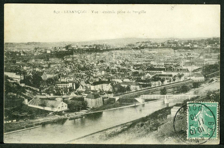 Vue générale prise de Bregille
