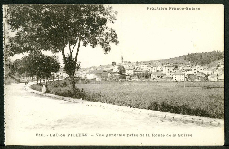 Vue générale prise de la route de la Suisse