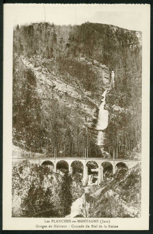 Gorges de Malvaux, cascade du Bief de la Ruine