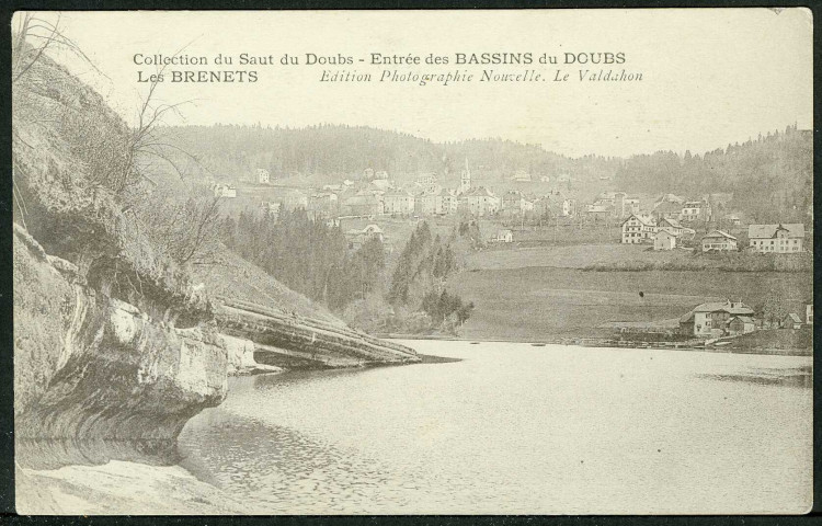 Entrée des bassins du Doubs. Les Brenets