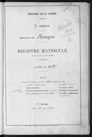 Volume 2, nos 501 à 1000