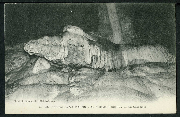 Environs du Valdahon. Au puits de Poudrey. Le Crocodile
