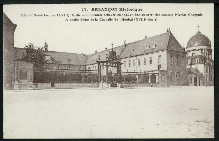 Vue générale de l'hôpital Saint-Jacques