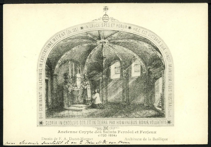 Ancienne crypte des Saints Ferréol et Ferjeux