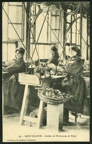 Atelier de polisseuses de pipe