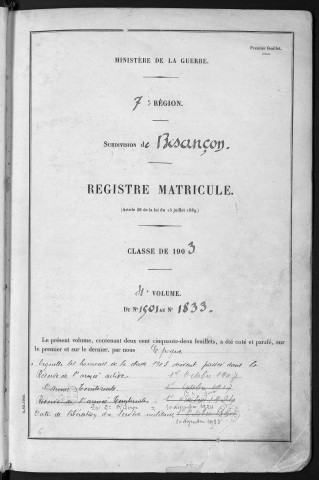Volume 4, nos 1501 à 1864