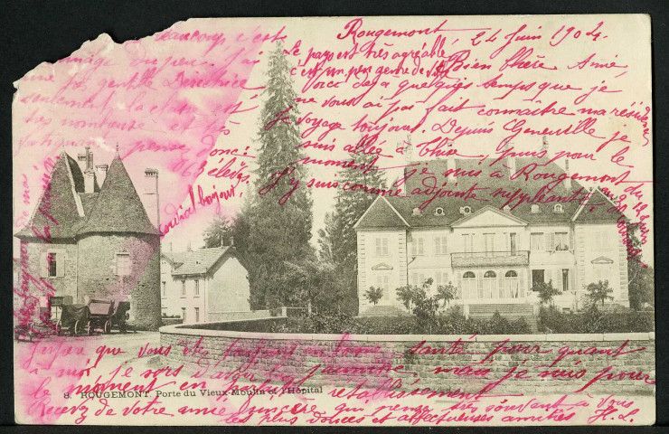 Porte du vieux moulin et hôpital