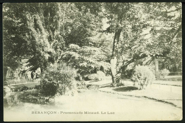 Promenade Micaud, le lac