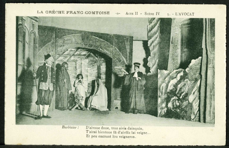 La crèche Franc-Comtoise, l'avocat