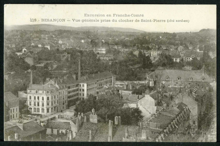 Vue prise du clocher Saint-Pierre, coté nord-ouest