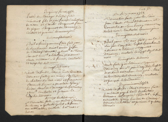 Répertoire chronologique