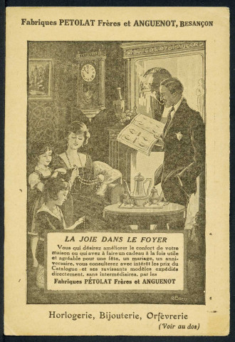 Publicité "Maison Pétolat Frères et Anguenot" à la gare de la Viotte, Besançon