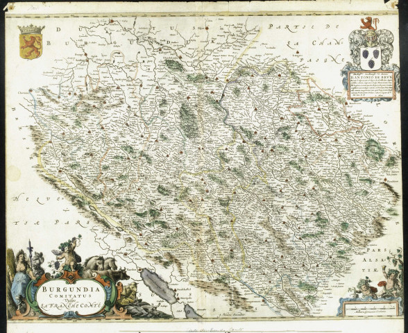 "Burgundiae comitatus vulgo la Franche-Comté"
