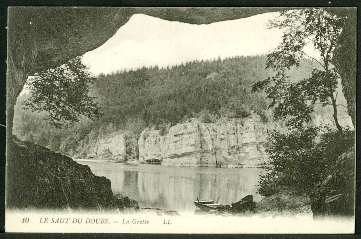 Le saut du Doubs, la grotte