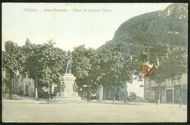 Place Nationale, statue du général Travot