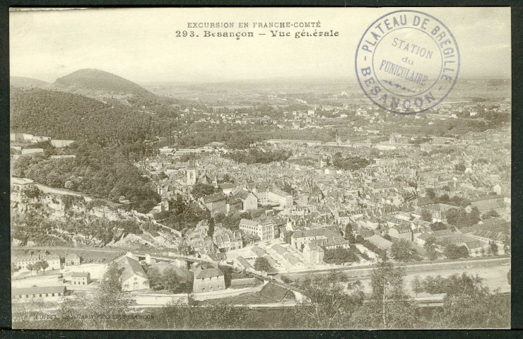 Vue générale prise de Bregille