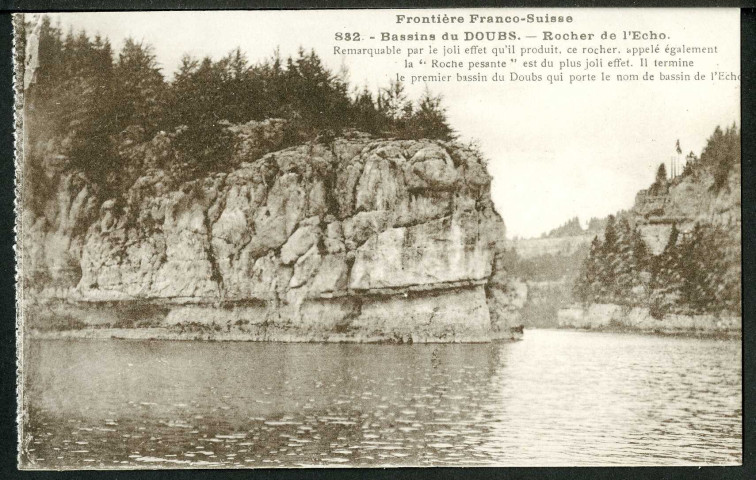 Bassins du Doubs, rocher de l’Écho